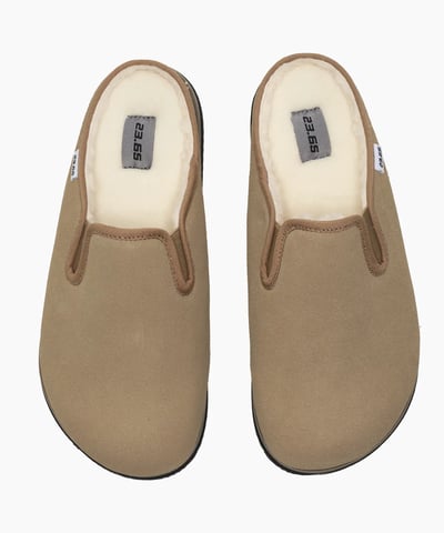 Polka 3 Suede Shearling Slippers10