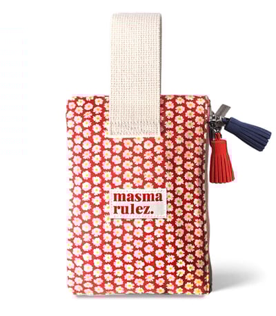 Masmarulezღ  (大)滿版碎花雛菊隨身化妝包 純棉4