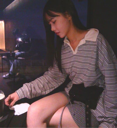 80年代復古歐美條紋上衣12