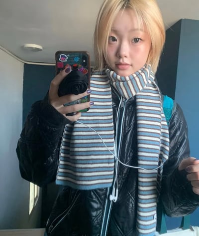 Odd studio 條紋圍巾 - 6Color9