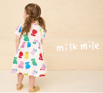 Milkmile-甜心彩虹熊熊洋裝5