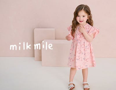 Milkmile-甜心兔兔荷葉袖洋裝5