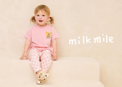 Milkmile-甜心棋盤熊居家套裝｜粉嫩可愛日常兩件組7
