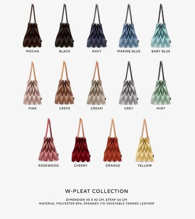 泰國代購百貨公司專櫃品牌PAVI STUDIO設計師品牌經典款摺疊肩背包12