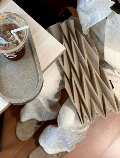 泰國代購百貨公司專櫃品牌PAVI STUDIO設計師品牌經典款摺疊肩背包4