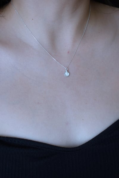 貝殼珍珠項鍊 S9254