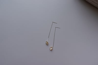 巴洛克粉色珍珠耳鍊 S9252