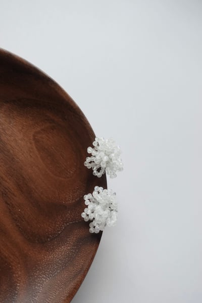 月光石大花苞耳環 S9251