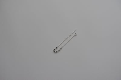 黑尖晶石心心相印手鍊 S9256