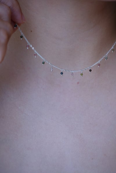 Bubbles 碧璽項鍊 S9255