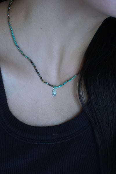 遠山 綠松石兩戴項鍊 S9255