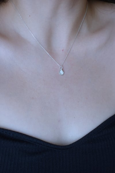 貝殼珍珠項鍊 S9253