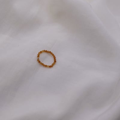 天然石彈性珠戒15