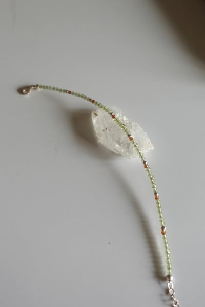 橄欖石橙石榴石手鍊 S9254