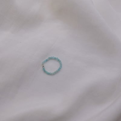 天然石彈性珠戒18