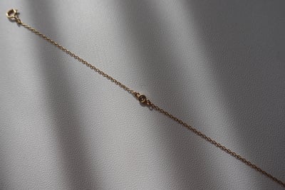 小圓鋯石手鍊 14KGF1