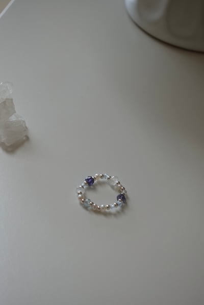 浪花 彈性戒指1
