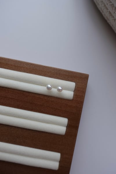 珍珠耳環 S925 (6mm)1