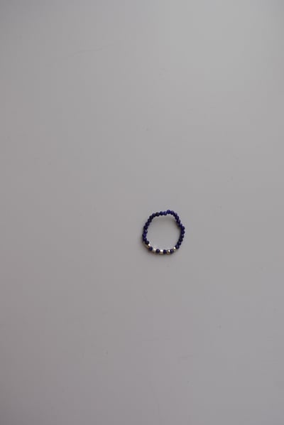 青金石小方塊戒指 S9253