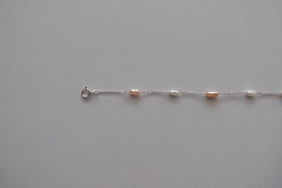 雙色珍珠手鍊 S9255