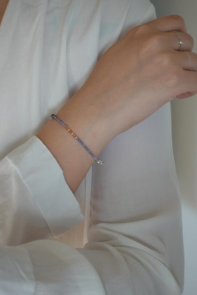 晚霞 坦桑石手鍊 S9253