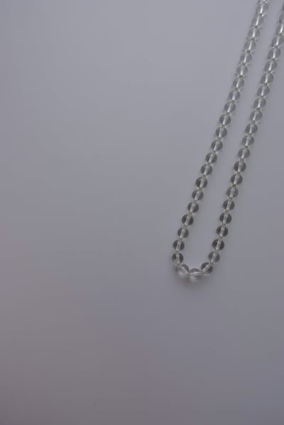 白水晶橄欖石透透項鍊 S9251