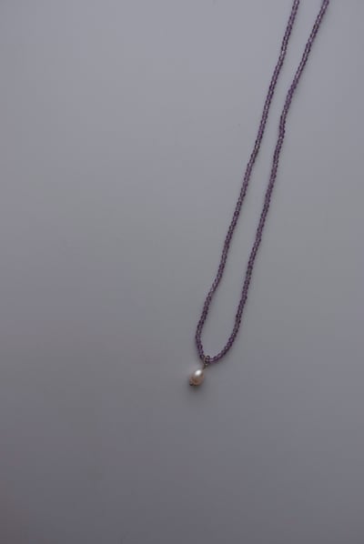 紫水晶珍珠 兩戴項鍊 S9253