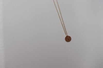 垂面圓片項鍊 14KGF3
