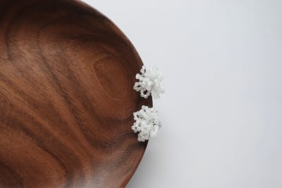 月光石大花苞耳環 S9252