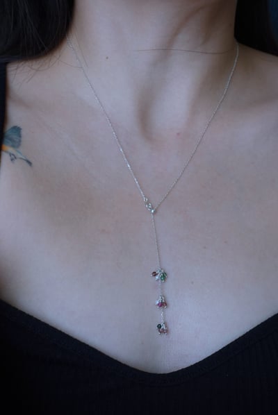 Berries 碧璽Y字項鍊 S9252