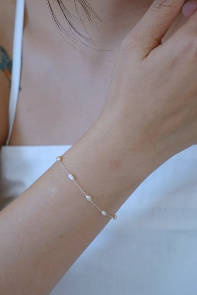 雙色珍珠手鍊 S9253