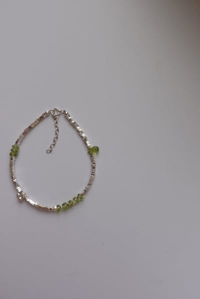 碎銀橄欖石手鍊 S9252
