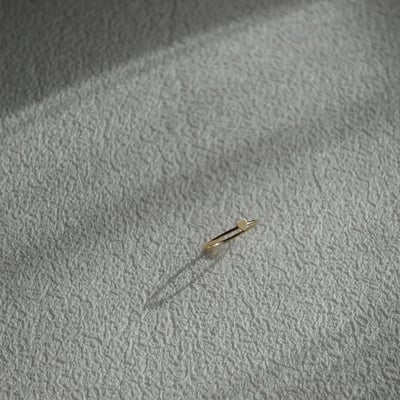 迷你愛心戒指 14KGF2