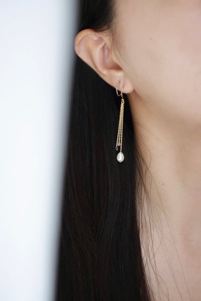 綜合糖耳環 14KGF4