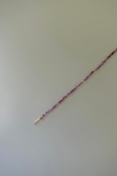 紅寶石金珠手鍊 14KGF1