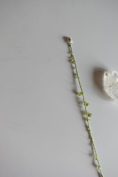 橄欖石編繩手鍊 S9255