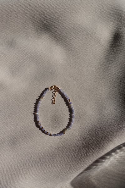 晚霞 坦桑石手鍊 14KGF7