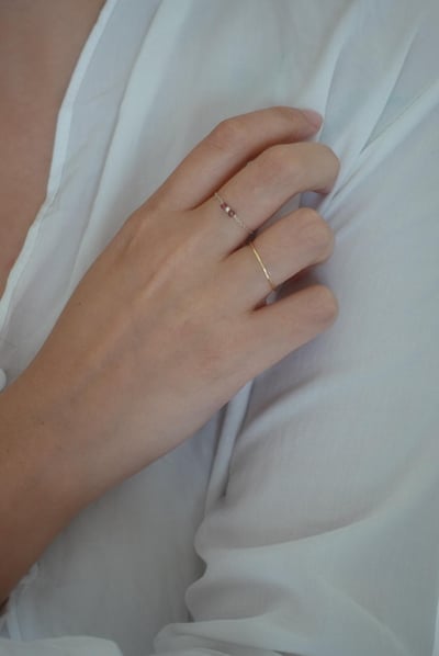 碧璽糖果造型鏈戒 S9255