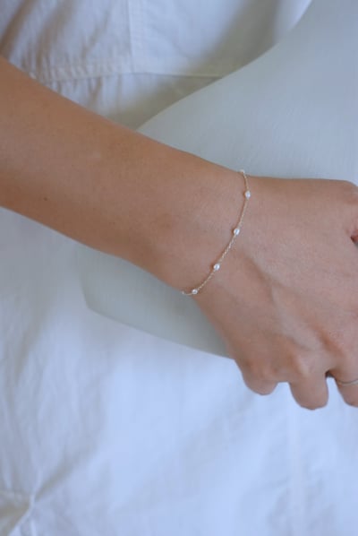 天然石間隔手鍊 S9251