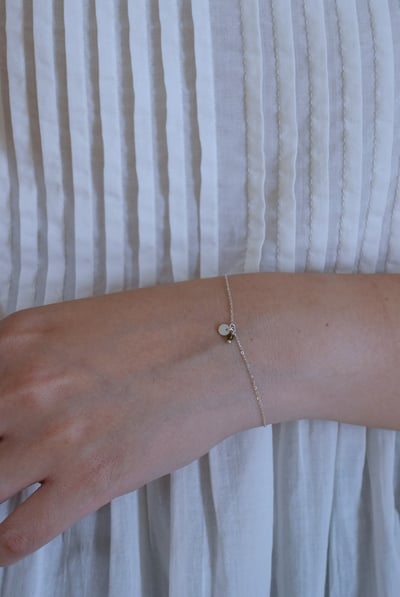 碧璽圓片手鍊 S9255