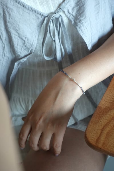 瑾青石手鍊 S925 ①1