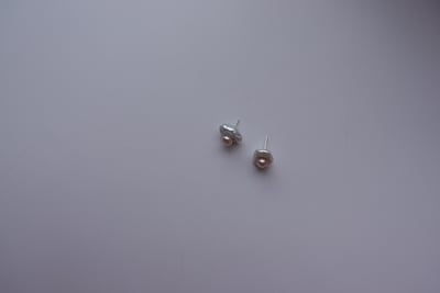 花朵珍珠耳環 S9252