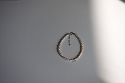 水滴月光石珍珠手鍊 S9256