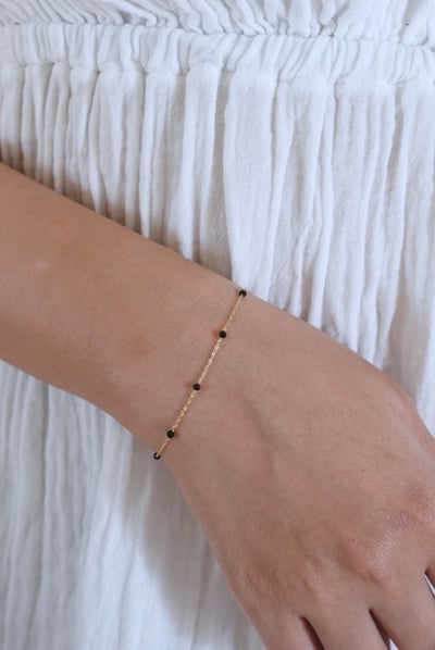 天然石間隔手鍊 14KGF6