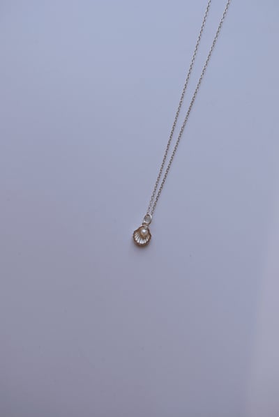 貝殼珍珠項鍊 S9251