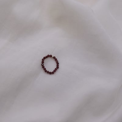 天然石彈性珠戒7