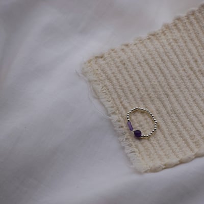 莓果 彈性珠戒 S9251