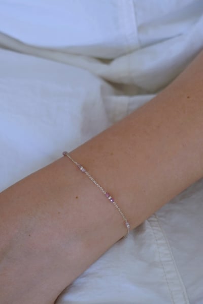 碧璽糖果造型間隔手鍊 S9259