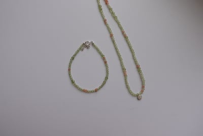 初芽 橄欖石手鍊 S9254