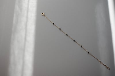 天然石間隔手鍊 14KGF7